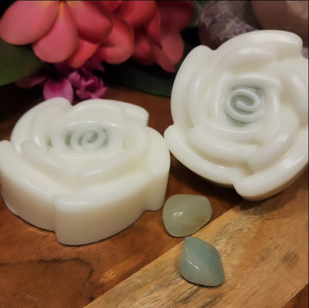Affirmations Crystal Infused Soap - "I Am Abundant" (Limited Edition)