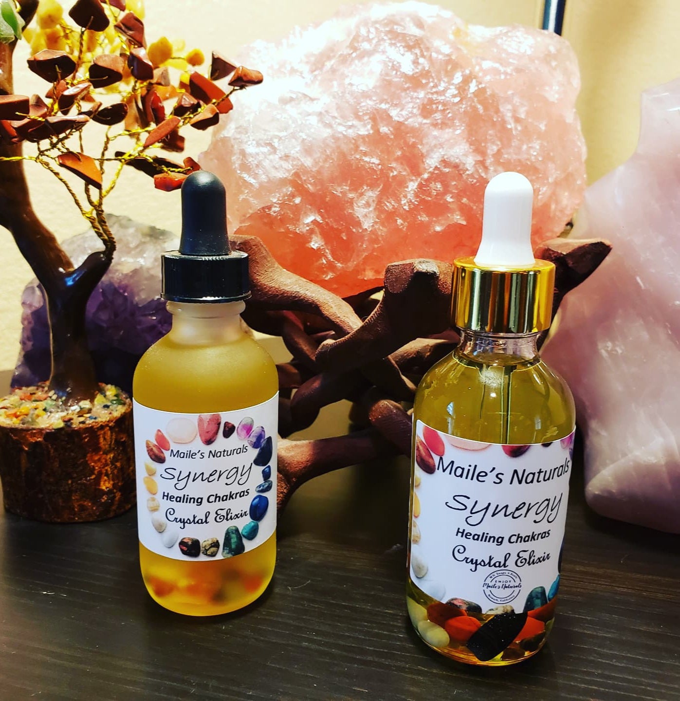 Crystal Infused Essential Oil Blends